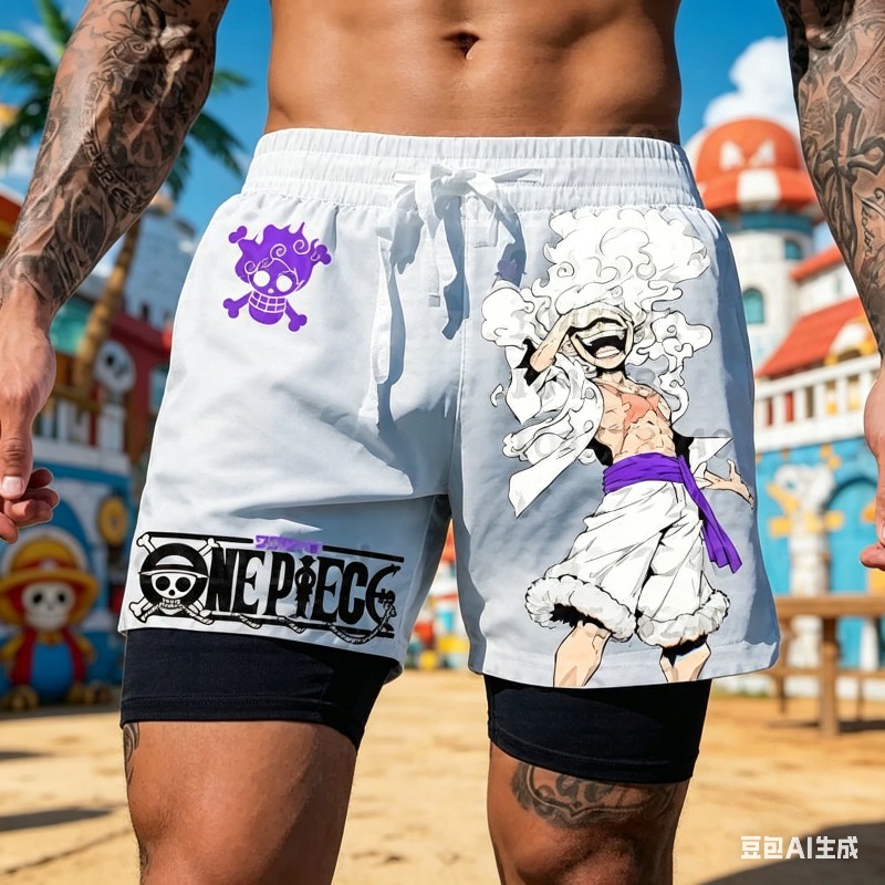 Running Gear Hat - Short de course double couche blanc