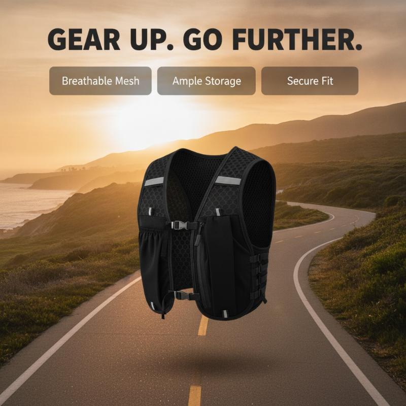 Nouveau gilet de course unisex - Running Gear Trail avis et prix